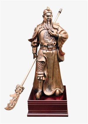辦公室風水擺件-關公擺件 你的辦公室里擺了嗎？