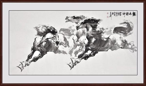 董事長(zhǎng)辦公室設(shè)計(jì)時(shí)掛哪些裝飾畫，可以襯托出品味和修養(yǎng)《龍馬精神》